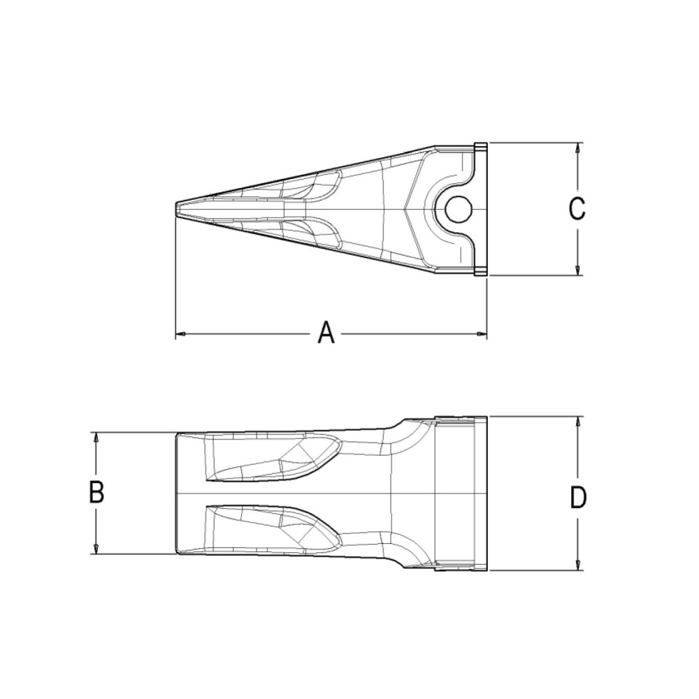 ząb_j350_typu_symmetrical_koparkowy