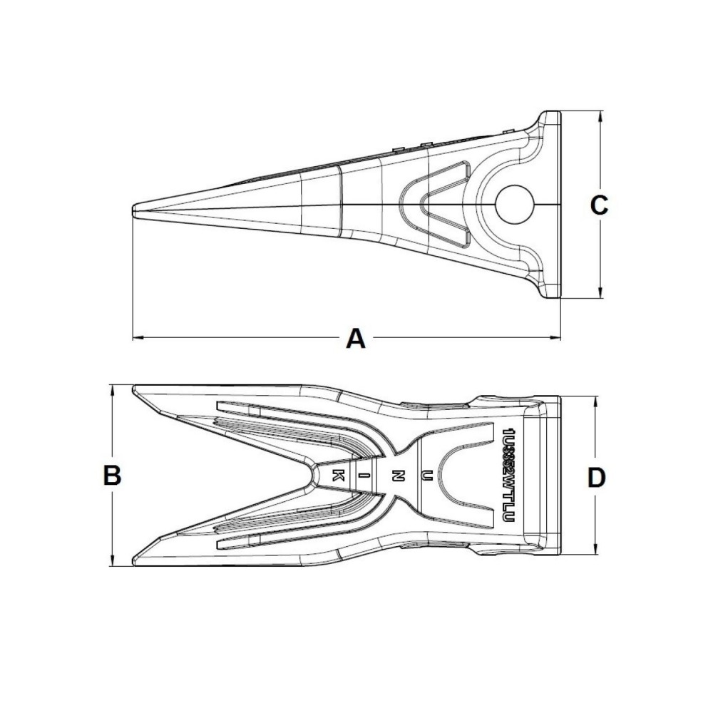 ząb_j300_unik_wzmocniony_typu_twin_tiger_koparkowy