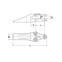 ząb_komatsu_monoblock