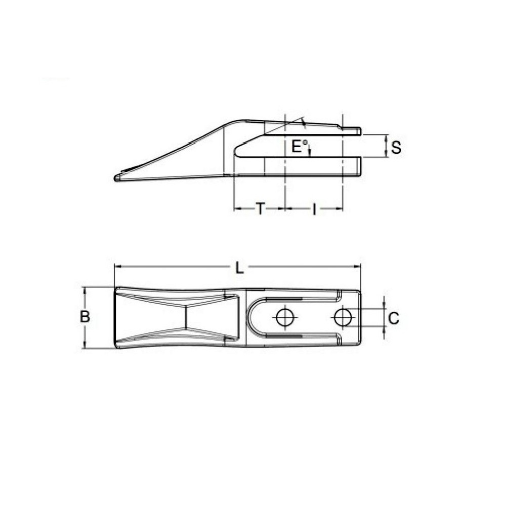 ząb_komatsu_monoblock