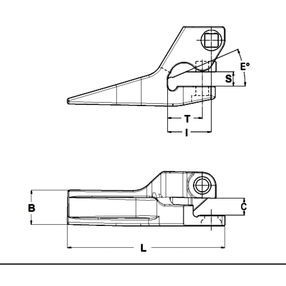 ząb_komatsu_monoblock