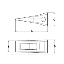 ząb_koparkowy_komatsu_k3