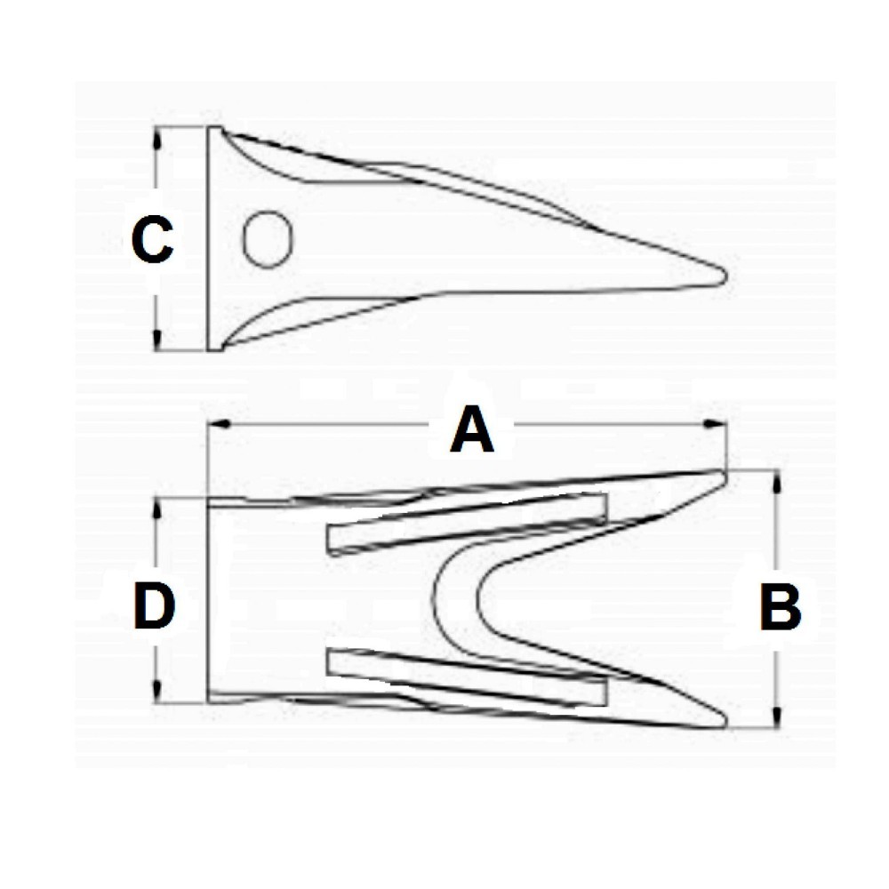 ząb_typu_twin_tiger_komatsu_tt1