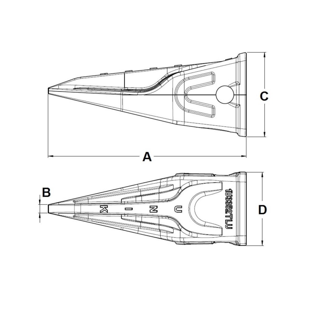 ząb_j450_unik_wzmocniony_typu_tiger_long_koparkowy