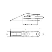 CATERPILLAR Monoblock-Zahn