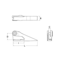 Zahn CATERPILLAR Monoblock Eckzahn