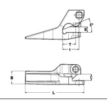Zahn KOMATSU Monoblock