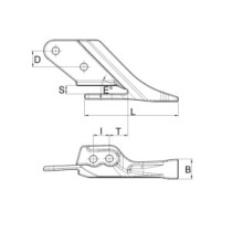 JCB Monoblock-Zahn