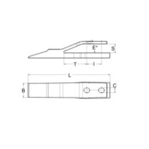 Monoblock-Zahn