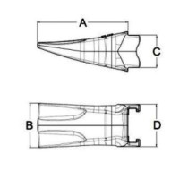 Zahnschneide für Bagger, ESCO-System