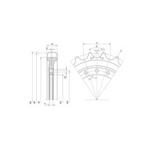 Antriebsrad GEHL RT175