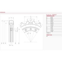 Antriebsrad CATERPILLAR 279 C