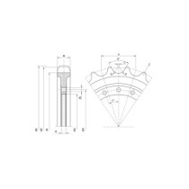 Antriebsrad CATERPILLAR 301.5 301.6 301.6C 301.8 301.8C