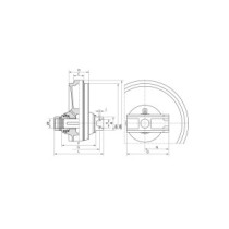 Spannrad mit Führungen NEUSON 1903