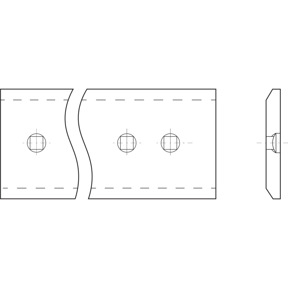 Schild CATERPILLAR - Löffel 152 cm