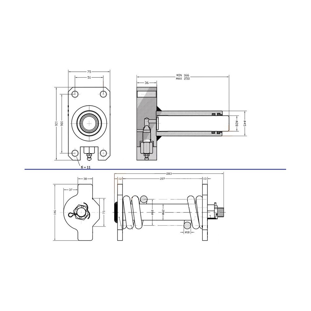Spanner für Gummikette CATERPILLAR 302