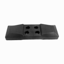 Gummierte Platte 450MM