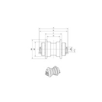 Rolka jezdna YANMAR B7