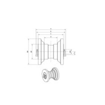 Rolka jezdna CNH FK16-M