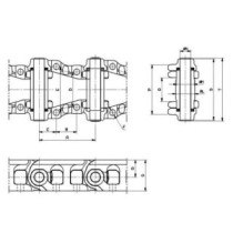 Raupenkette DAEWOO DX220LC DX225LCA DX235LCR