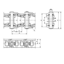 Raupenkette HYUNDAI R250 R290 R320