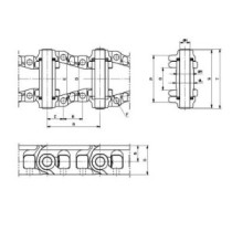 Raupenkette HITACHI ZX240 EX210