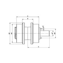 Obere Tragrolle PR714 PR716 PR724 PR726 LR624