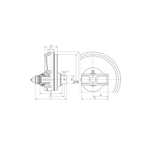 SPANNRAD MIT FÜHRUNGEN BOBCAT T190