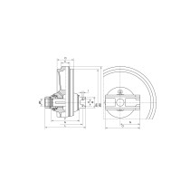 SPANNRAD MIT FÜHRUNGEN JCB 8052